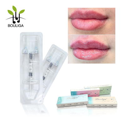 Bouliga Cross Linked Hyaluronic Acid 2ml Dermer Filler Hyaluron Pen Training for Plume Lips