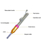 Ampoule Syringe Hyaluronic Acid Pen Needleless Injector 0.3ml For Spa